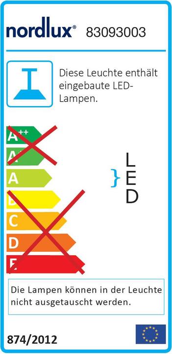 Energie-Label Nordlux Artist (1600 lm)