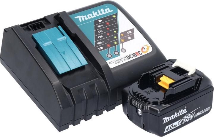 Produktbild Makita DKP 180 RM1J Akku Hobel 18 V 82 mm + 1x Akku 4,0 Ah + Ladegerät + Makpac