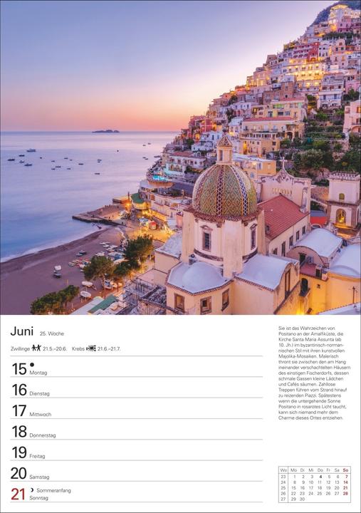 Actual product image Harenberg Italien Wochenplaner 2026 - Eine Reise in 53 Bildern (German)