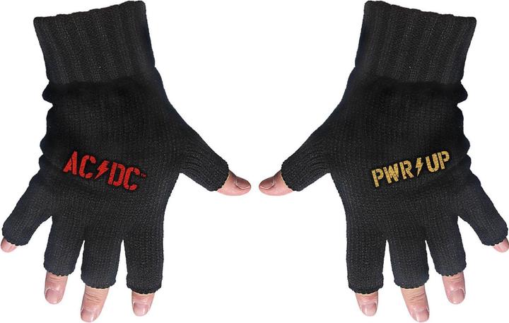 Produktbild AC/DC Logo Fingerlose Handschuhe PWRUP (One Size)