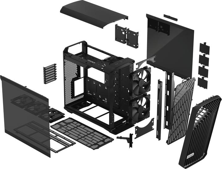 Image du produit Fractal Torrent Black TG Dark Tint (ATX, mATX, Mini-ITX, E-ATX, SSI EEB)