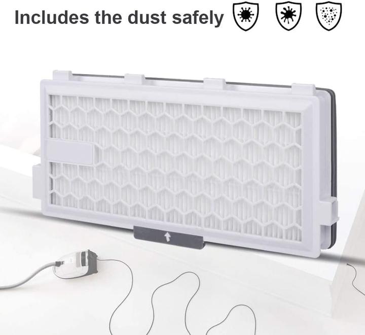Produktbild Plutoos 2 HEPA Airclean Plus 50 Filters für Miele Complete C3 Powerline, S8340 Staubsaugerfilter - Air Clean