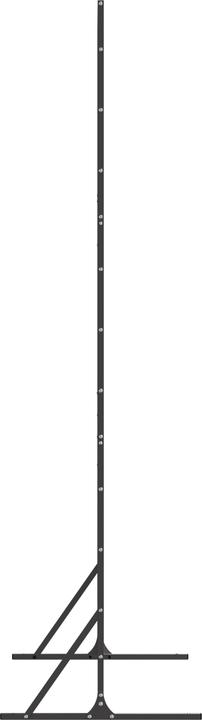 Produktbild VidaXL Sichtschutz 180 cm schwarzer Stahl (180 cm)