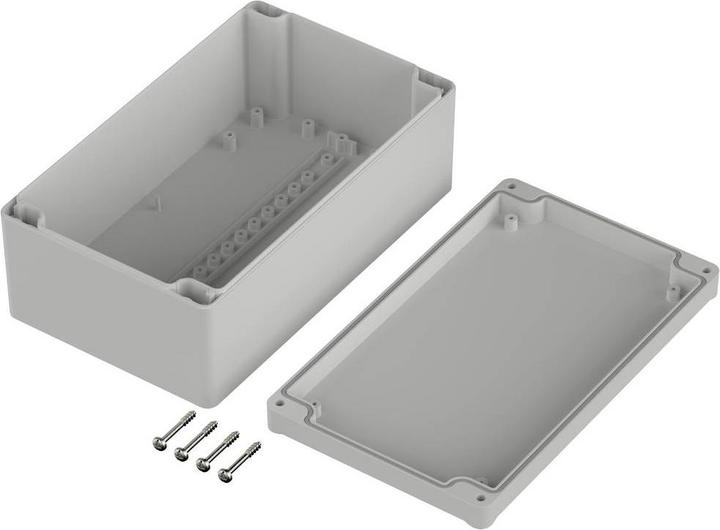 Actual product image Bopla IP65 light grey ABS case,200x120x77mm (Housing)