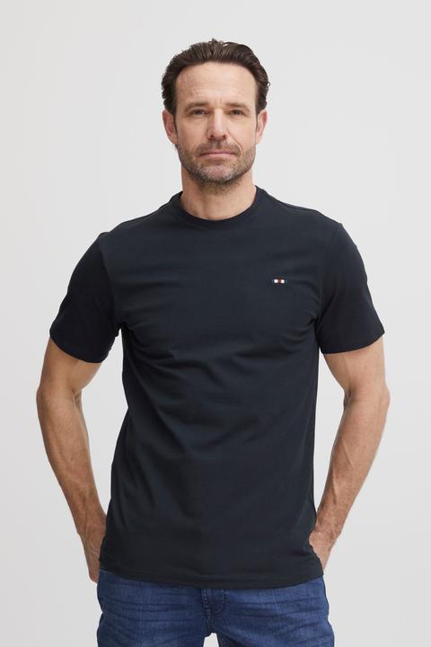 Produktbild FQ1924 FQTom SS basic tee w logo - T-shirt - 21900414 (M)