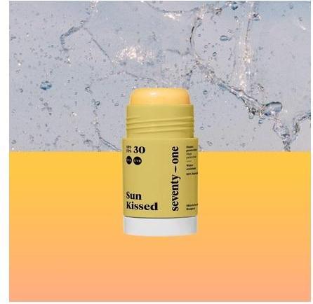 Actual product image SeventyOne Percent seventy one per cent Sun Stick Sun Kissed SPF30 15 g (Sun spray, SPF 30, 15 g)
