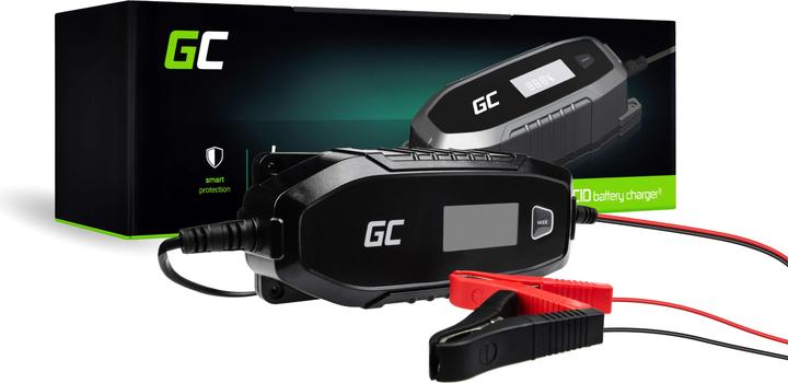 Immagine prodotto GreenCell Caricabatterie per batterie al piombo e al gel AGM - 48W - 6V / 12V (12V, 6V, 4 A)