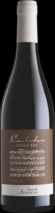 Produktbild Feudo Arancio Arancio Cantadoro Rosso IGT Nero d'Avola/Cabernet Sauvignon Sizilianischer Hochzeitswein (1 x 75 cl, 2014)