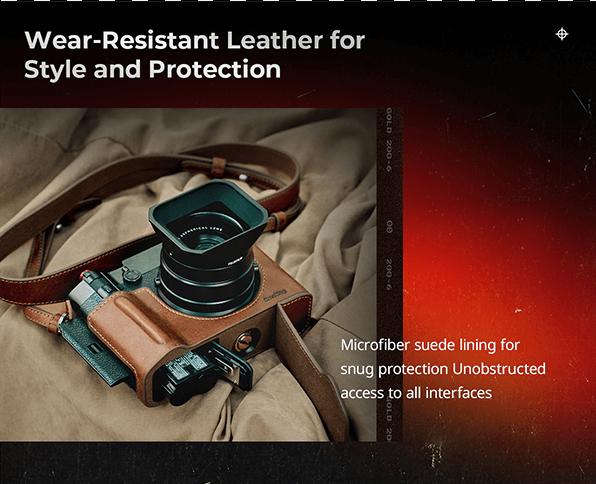 Image du produit SmallRig Ledertaschen-Kit für FUJIFILM GFX100RF Braun (Kamera Bereitschaftstasche)