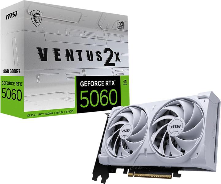 Produktbild MSI GeForce RTX 5060 Ventus 2X OC White (8 GB)