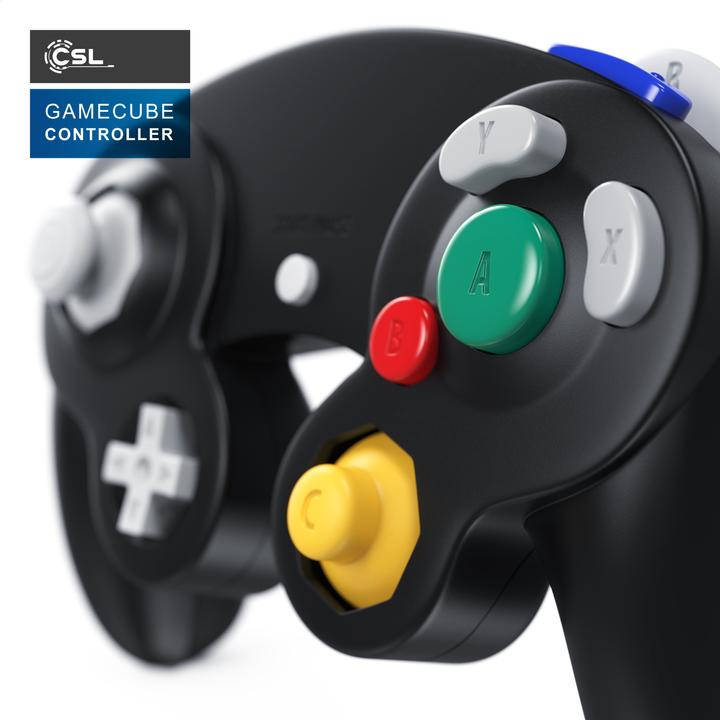 Immagine prodotto CSL Controller Nintendo, Gamepad per Nintendo GameCube / Wii Effetti di vibrazione / ergonomico