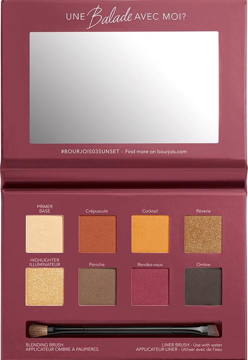 Actual product image Bourjois Nº3 QUAI DE SEINE eyeshadow palette sunset edition 4,5 gr (Sunset)