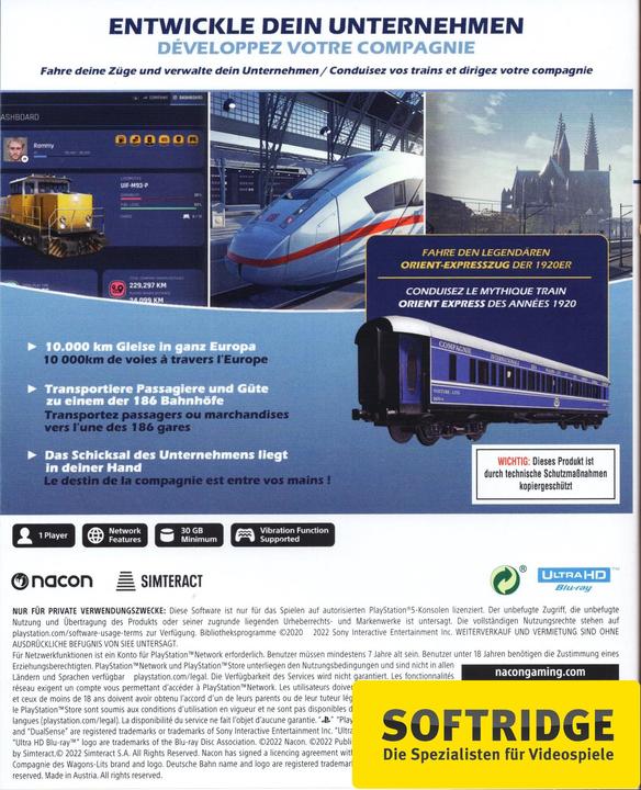 Produktbild Nacon Gaming Train Life: A Railway Simulator (PS5, DE, FR)