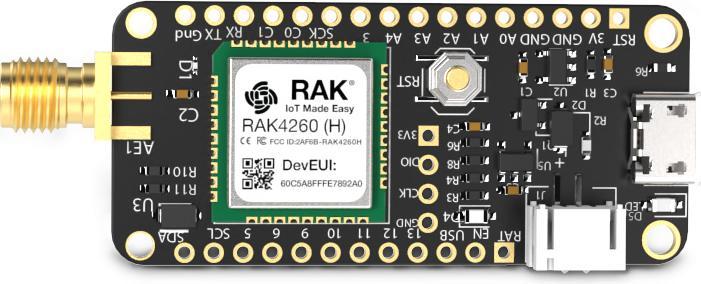Actual product image RAK Wireless BastWAN LoRa Breakout Board RAK3244 EU868