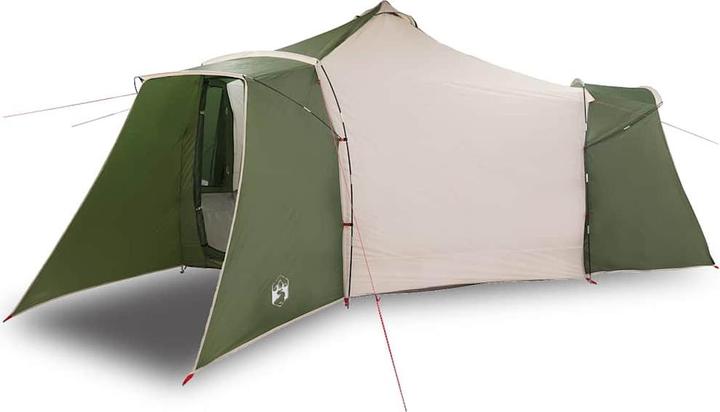 Produktbild VidaXL Familienzelt Tipi Grün 8-Personen wasserdicht (Kuppelzelt, 14.80 kg, 6 Personen)