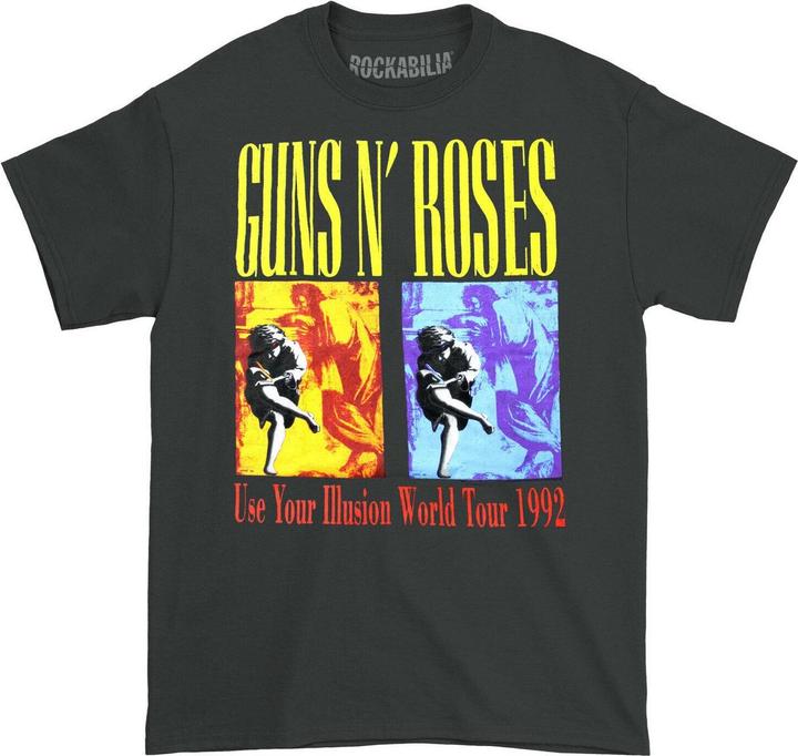 Universal Textiles Adult Use Your Illusion World Tour Back Print T-shirt