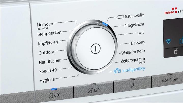 Actual product image Siemens iQ700 WT7HXM80CH (9 kg, Right, CH plug)
