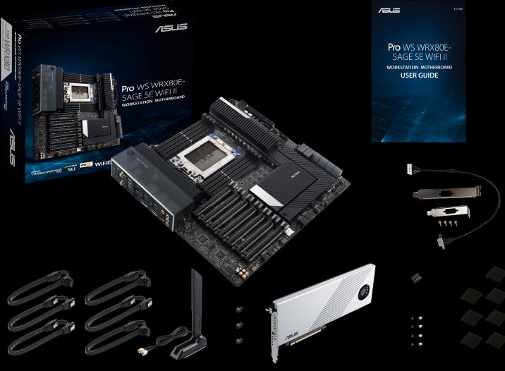 Produktbild ASUS Pro Ws Wrx80e-Sage Se Wifi Ii (sWRX8, AMD WRX80, E-ATX)