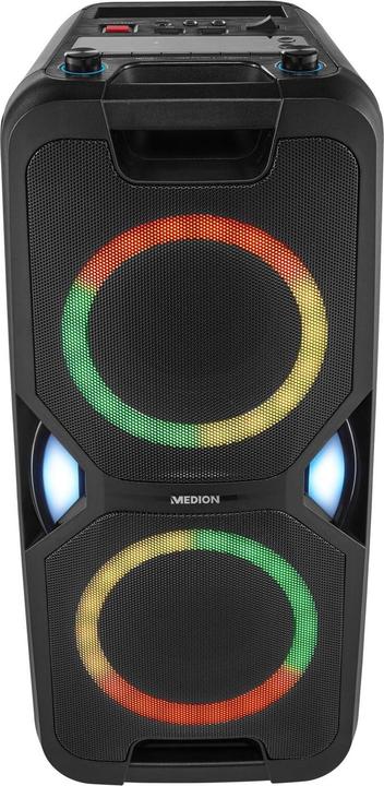 Produktbild Medion MD 44468 Partylautsprecher schwarz (15 h, Akkubetrieb, Netzbetrieb)
