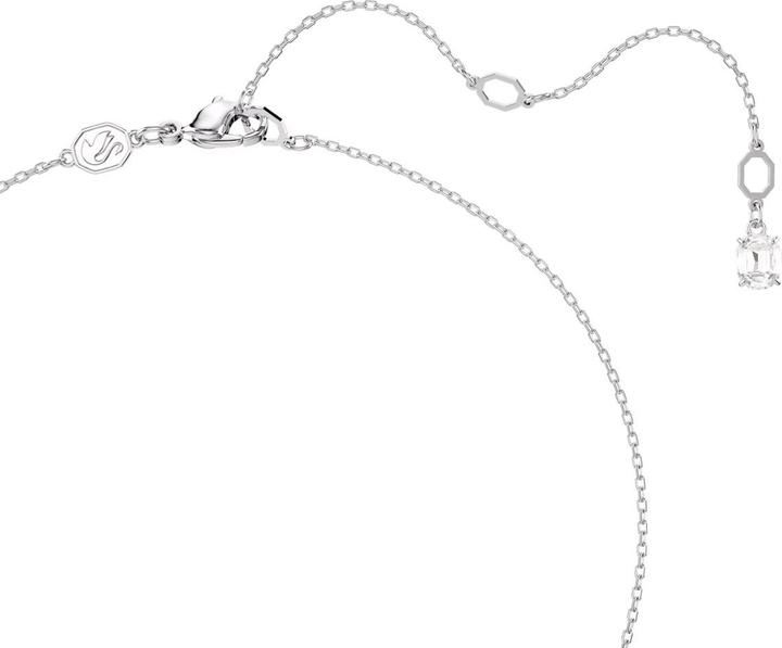 Immagine prodotto Swarovski Collana Stilla taglio ottagono bianco (Metallo Swarovski, 40 cm)
