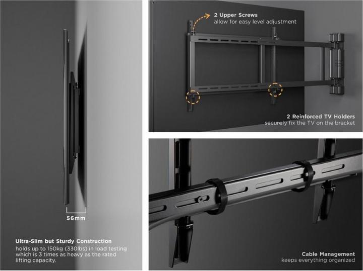 Image du produit equip Support pivotant motorisé pour TV (Mur, 75", 50 kg)