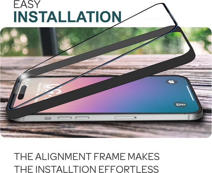 Immagine prodotto Nalia 2x vetro protettivo e 1x sagoma (2 Pezzo/i, Apple iPhone 16 Pro)