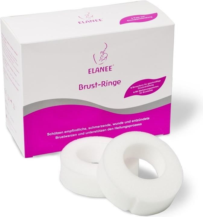 Elanee Anneaux de poitrine, 5 paires (10 x)