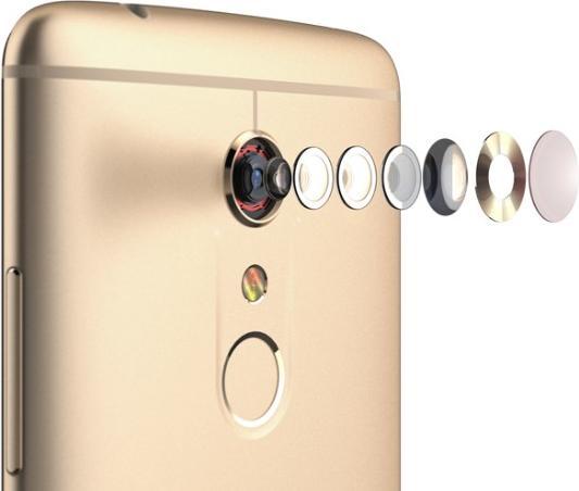Produktbild ZTE Axon 7 (64 GB, Ion Gold, 5.50", Hybrid Dual SIM, 4G)