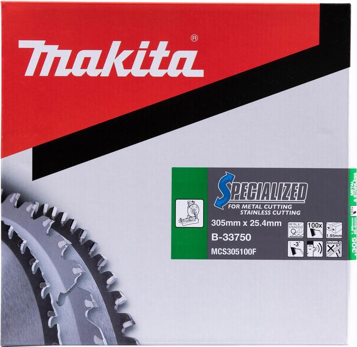 Image du produit Makita Lame de scie SPECIALIZED pour métal et acier inoxydable Ø 3055x100Z