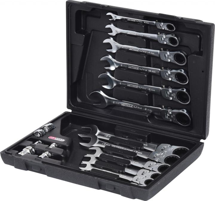 Actual product image KS Tools GEARplus® Joint Ratchet Combination Wrench Set 50 (19 mm)