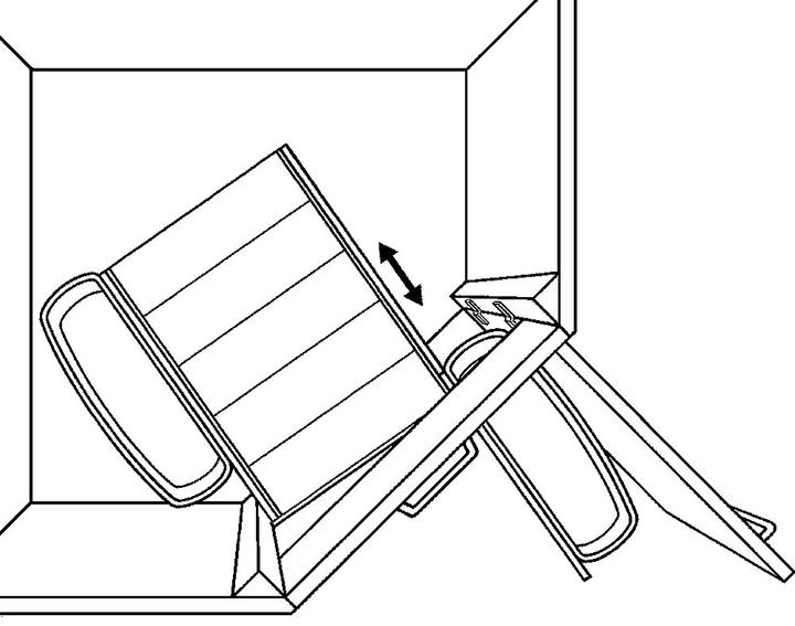 Actual product image Naber Corner Boy 2 - Abfallsammler/Trennsystem (32 l)