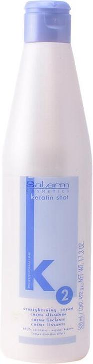 Actual product image Salerm Keratin Shot Smoothing Cream (500 ml, Liquid shampoo)