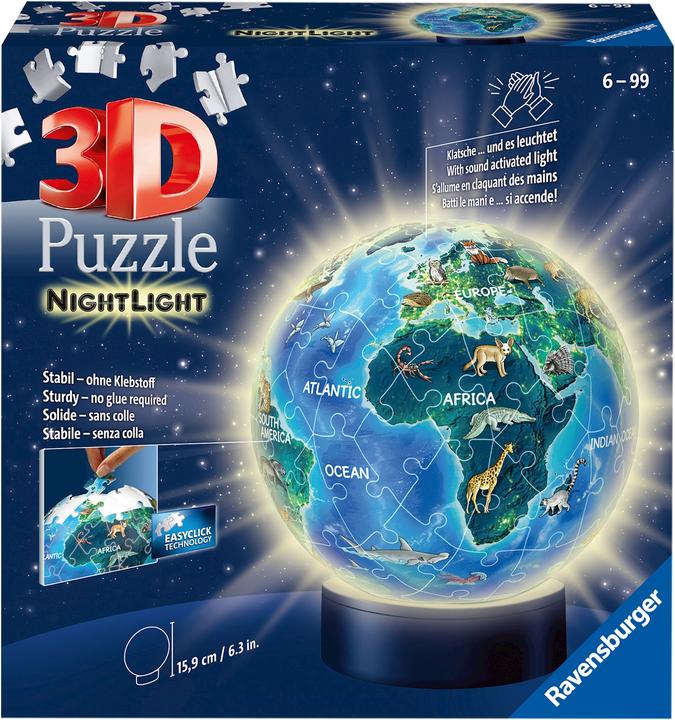 Produktbild Ravensburger Nachtlicht - Erde bei Nacht (72 Teile)