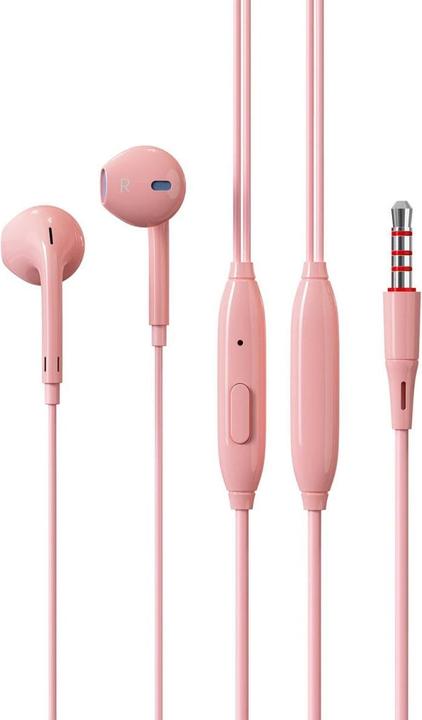 Produktbild 4smarts In-Ear-Kopfhörer Melody Lite Pink (keine Geräuschunterdrückung, Kabelgebunden)