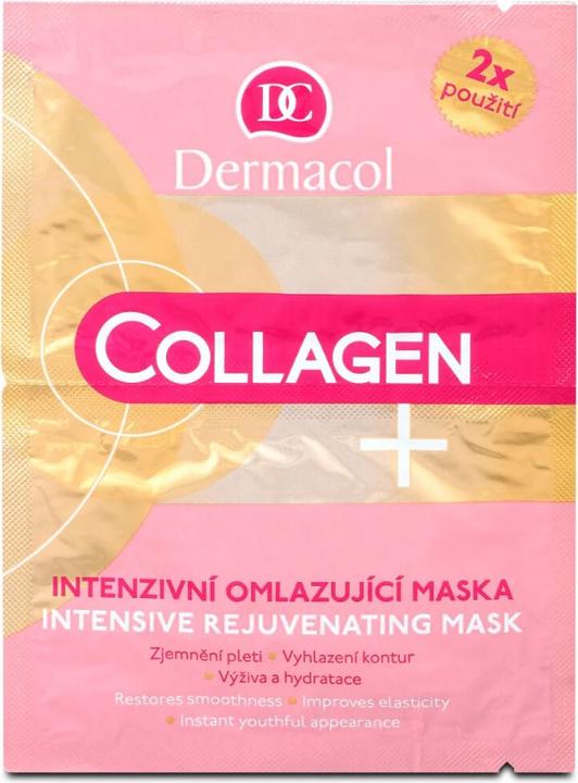 Image du produit Dermacol Masque rajeunissant intensif Collagène Plus (Masque rajeunissant intensif pour le visage) 2 X 8 G
