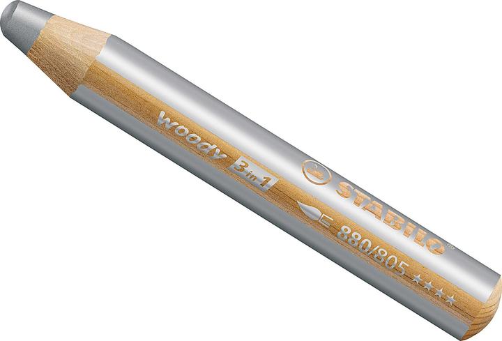Actual product image STABILO Woody 3 in 1 (Silver, 1 x)