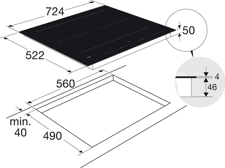 Image du produit Atag COOKPLAAT INDUCTIE HI27471SV
