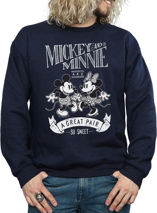 Immagine prodotto Disney Mickey And Minnie Mouse Great Pair Felpa Uomo (3XL)