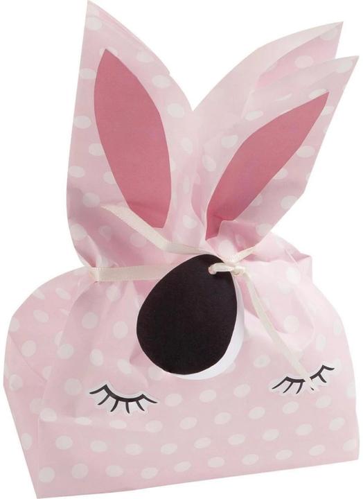 Immagine prodotto Folia Set di sacchetti di carta craft coniglietto marrone/rosa/bianco 9 pezzi. (Borsa da regalo, 9 x)