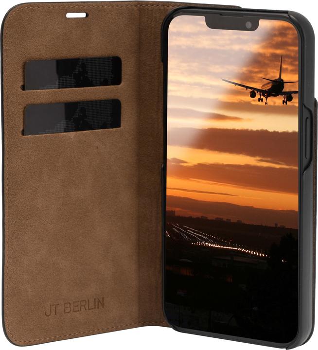 Actual product image JT Berlin iPhone 13 Pro Max - Tegel Flip Case black (Apple iPhone 13 Pro Max)