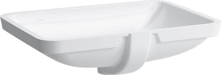 Produktbild Laufen Einbauwaschtisch PRO A 600x400mm m Überlauf ohne Hahnloch weiss (400 mm, 600 mm)