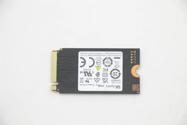 Image du produit Lenovo TOSHIBA BG4 256GB M.2 PCIe 2242 KBG40ZNT256G SSD (256 Go, M.2 2242)
