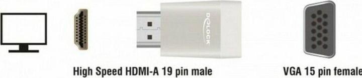 Produktbild Delock HDMI zu (VGA, 4.20 cm)