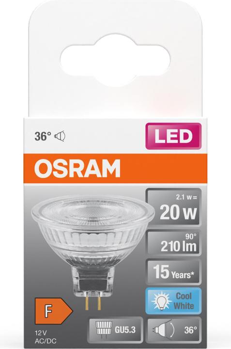 Produktbild Osram Led Star Mr16 (GU5.3, 2.60 W, 210 lm, 1 x, F)
