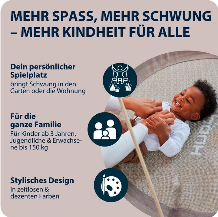 Productafbeelding Hudora Nest Swing Lounge 110 cm, Zand