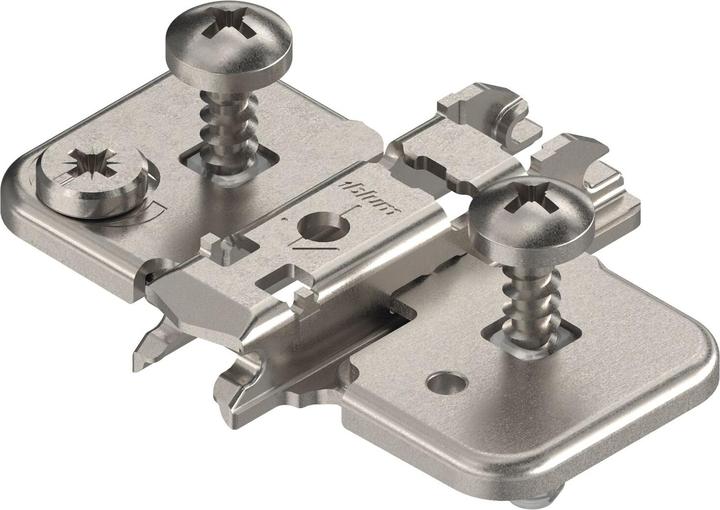 Actual product image Vasalat Blum Clip Top Blumotion Inserta hinge 110° with mounting plates and drilling jigs