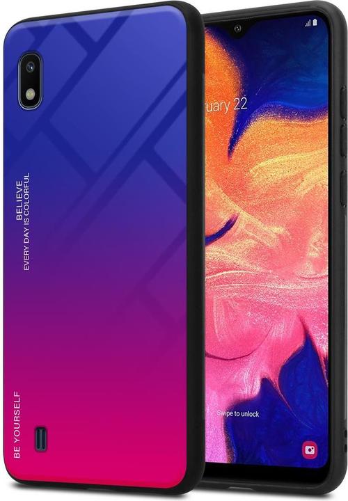 Image du produit Cadorabo Couverture en verre TPU 2 couleurs (Samsung Galaxy A10, HTC One M10)