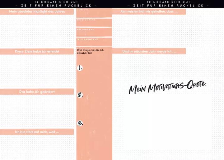 Image du produit Fitness Lifestyle Planer (Allemand, Sophia Thiel, 2019)
