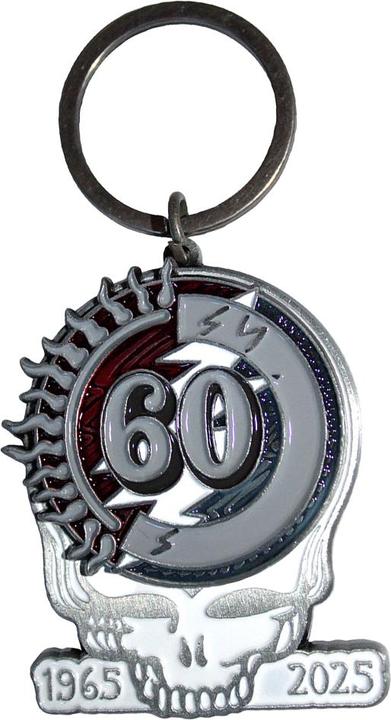 Grateful Dead Schlüsselanhänger Totenkopf 60 jähriges Jubiläum