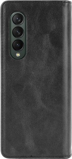 Produktbild MU Classic Retro Leder Bookcover Hülle (Samsung Galaxy Z Fold3)